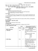 GIAO AN MÔN THỂ DỤC Lop 5 ki 1