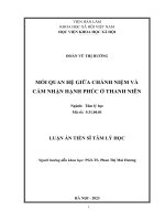 Mối quan hệ giữa chánh niệm và cảm nhận hạnh phúc ở thanh niên
