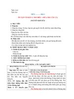 Giáo án dạy thêm ngữ văn 8 kết nối tri thức thu điếu