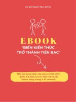 Kinh doanh kiến thức    Biến kiến thức thành tiền bạc Ebook