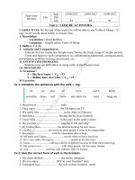 GIÁO ÁN TIẾNG ANH 8 BUỔI 2