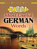 2001 most useful german words