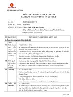 Tiêu chuẩn nghiệm thu bàn giao các hạng mục xây dựng và kỹ thuật