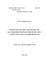 Đánh Giá Kết Quả Điều Trị Viêm Nha Chu Mạn Tính Ở Bệnh Nhân Đái Tháo Đường Type 2 Có Dùng Máng Chứa Chlorhexidine 0,2% (Full Text).Docx