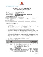 Hướng dẫn thi công nghiệm thu công tác sơn bả trên tường trát