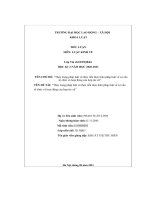 (Tiểu luận) đề tài thực trạng pháp luật và thực tiễn thực hiện pháp luật về cơ cấu tổ chức và hoạt động của hợp tác xã