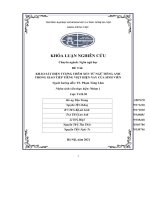 (Tiểu luận) đề tài khảo sát hiện tượng chêm xen từ ngữ tiếng anh trong giao tiếp tiếng việt hiện nay của sinh viên