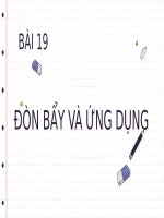 Khbd pp 19 tv bài 19 đòn bẩy và ứng dụng  khtn8  kntt bộ 2 vt