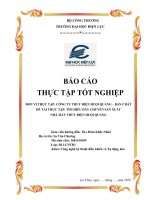 Báo cáo thực tập tốt nghiệp công nghệ kỹ thuật điều khiển và tự động hóa tìm hiểu dây chuyền sản xuất nhà máy thủy điện huội quảng