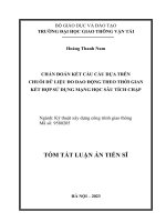 Chẩn đoán kết cấu cầu dựa trên chuỗi dữ liệu đo dao động theo thời gian kết hợp sử dụng mạng học sâu tích chập