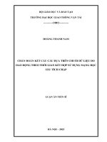 Chẩn đoán kết cấu cầu dựa trên chuỗi dữ liệu đo dao động theo thời gian kết hợp sử dụng mạng học sâu tích chập