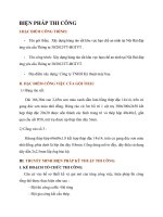 Biện pháp thi công xây dựng hàng rào sắt sân bay Nội Bài, thuyết minh và bản vẽ