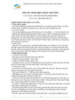 Biện pháp thi công ốp lát thuyết minh và bản vẽ