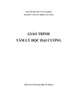 Giáo Trình Tâm Lý Học Đại Cương - Nguyễn Quang Uẩn.pdf