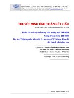 Tính toán kết cấu cọc bổ sung, đài móng khu nhà ở cao tầng, bản vẽ autocad