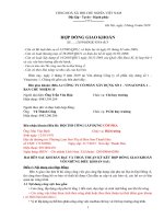 Hợp đồng nhân công copha