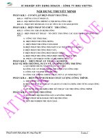 Biện pháp thi công tổng thể thuyết minh và bản vẽ Tòa nhà Viettel Khánh Hòa