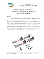 Biện pháp thi công ốp đá ngoài đá granit thuyết minh và bản vẽ