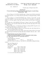 Bài tập cuối khóa Mô đun 09 CBQL THCS  ỨNG DỤNG CÔNG NGHỆ THÔNG TIN VÀ TRUYỀN THÔNG TRONG QUẢN TRỊ TRƯỜNG THCS
