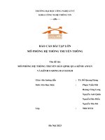 (Tiểu luận) đề tài mô phỏng hệ thống truyền dẫn qpsk qua kênh awgn và kênh fading rayleigh