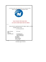 (Tiểu luận) đề tài xây dựng chiến dịch truyền thông rmix   lan tỏa đam mê, noel ấm áp