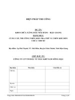 Biện pháp thi công bồn chứa xăng dầu hg01