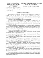 Bao cao tham dinh sc th đông lỗ