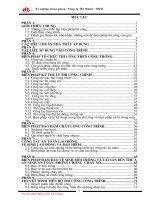 Thuyết minh biện pháp thi công xây lắp kho nguyên liệu, kho thành phẩm nhà máy xi măng