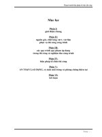 Biện pháp thi công công trình thủy lợi khe luồi Quảng Trị