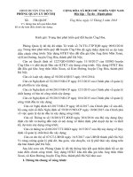 Báo cáo thẩm định dieu chinh anh man xoan