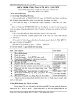 Biện pháp thi công vét bùn KCN Bắc Phú Cát