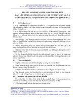 Biện pháp thi công lao lắp dầm bản BTCT dự ứng lực 24m, thuyết minh và bản vẽ