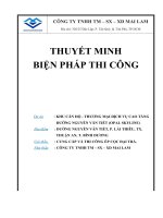 Biện pháp thi công ép cọc đại trà, thuyết minh và bản vẽ