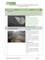 Chuyên đề kết cấu thấm nứt sàn tầng trệt và phương án xử lý