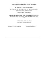 Biện pháp thi công cống hộp 3x4m, thuyết minh và bản vẽ