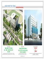 Biện pháp thi công nhà cao tầng, thuyết minh và bản vẽ