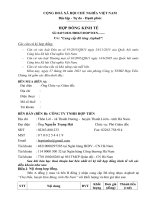 Hợp đồng bê tông nhựa