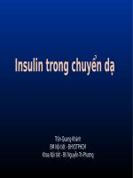 5  insulin trong chuyển dạ