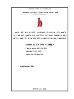 KHÓA LUẬN TỐT NGHIỆM ĐẠI HỌC