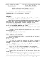 Biện pháp thi công ép bấc thấm, bản vẽ chi tiết