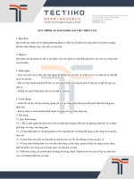 Quy trình an toàn khi làm việc trên cao