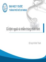 Cố định ngoài và nhiễm trùng chỉnh hình 2023