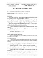 Biện pháp thi công ép bấc thấm, thuyết minh và bản vẽ