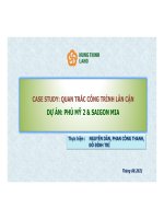 Quan trắc công trình lân cận dự án Phú mỹ 2 Sài gòn MIA