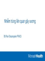 Nhiễm trùng liên quan gãy xương