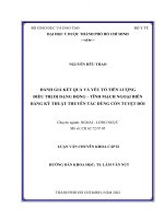 đánh giá kết quả và yếu tố tiên lượng điều trị dị dạng động   tĩnh mạch ngoại biên bằng kỹ thuật thuyên tắc dùng cồn tuyệt đối