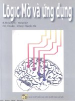 Lôgic mờ và ứng dụng