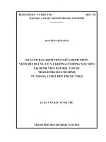 So sánh đặc điểm feno giữa bệnh nhân viêm mũi dị ứng có và không có đồng mắc hen tại bệnh viện đại học y dược thành phố hồ chí minh từ tháng 11