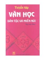 Tuyển tập văn học dân tộc và miền núi