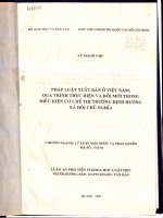 Pháp luật xuất bản ở việt nam quá trình thực hiện và đổi mới trong điều kiện cơ chế thị trường định hướng xã hội chủ nghĩa